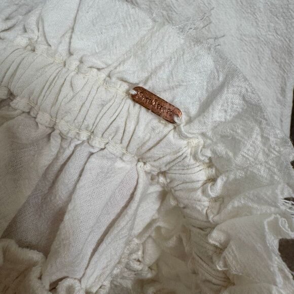 Free People Ivory All The Things Tube Top Midi Skirt Set Medium - Picture 8 of 11